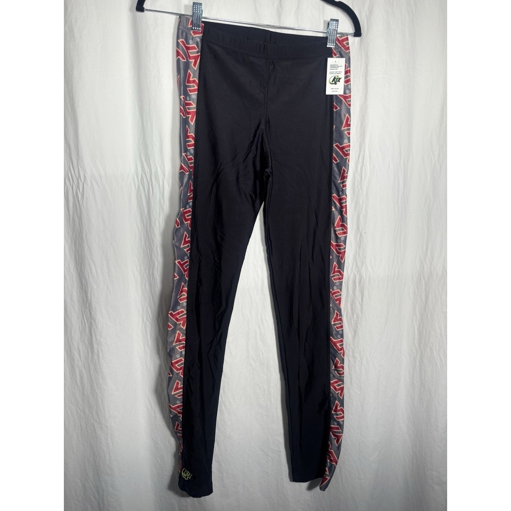 Kix Womens Medium Black Leggings Virginia Tech Logo‎ NWT MM5